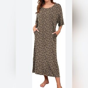 NWT Prinstory Womens Long Nighgown Size M